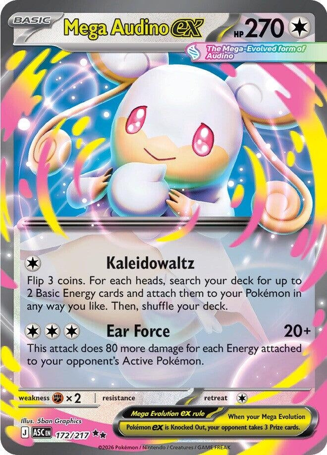 Mega Audino ex (172/217) (ASC)