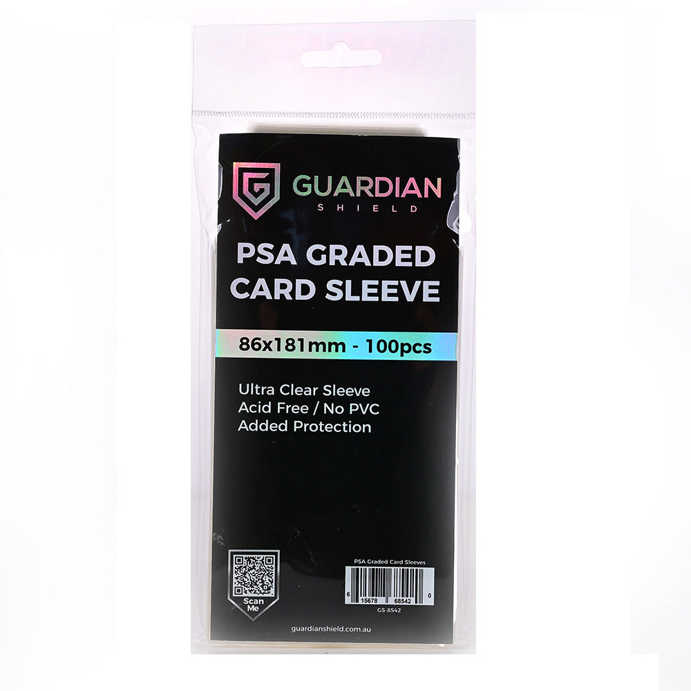 GUARDIAN SHIELD  PSA Graded Card Sleeve 100pk
