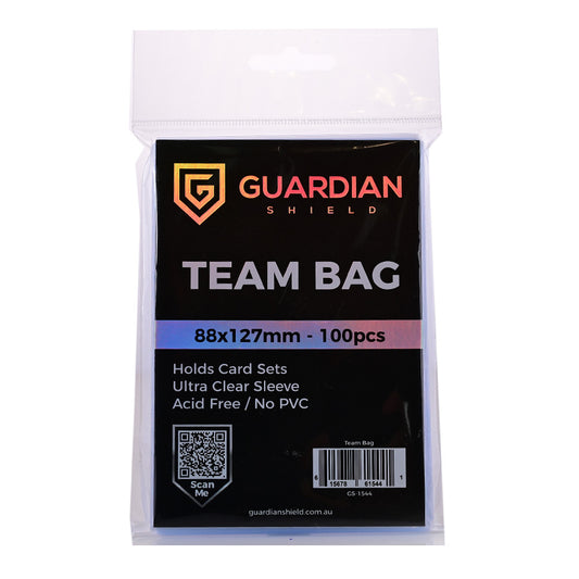 GUARDIAN SHIELD  Team Bag Sleeve 100pk