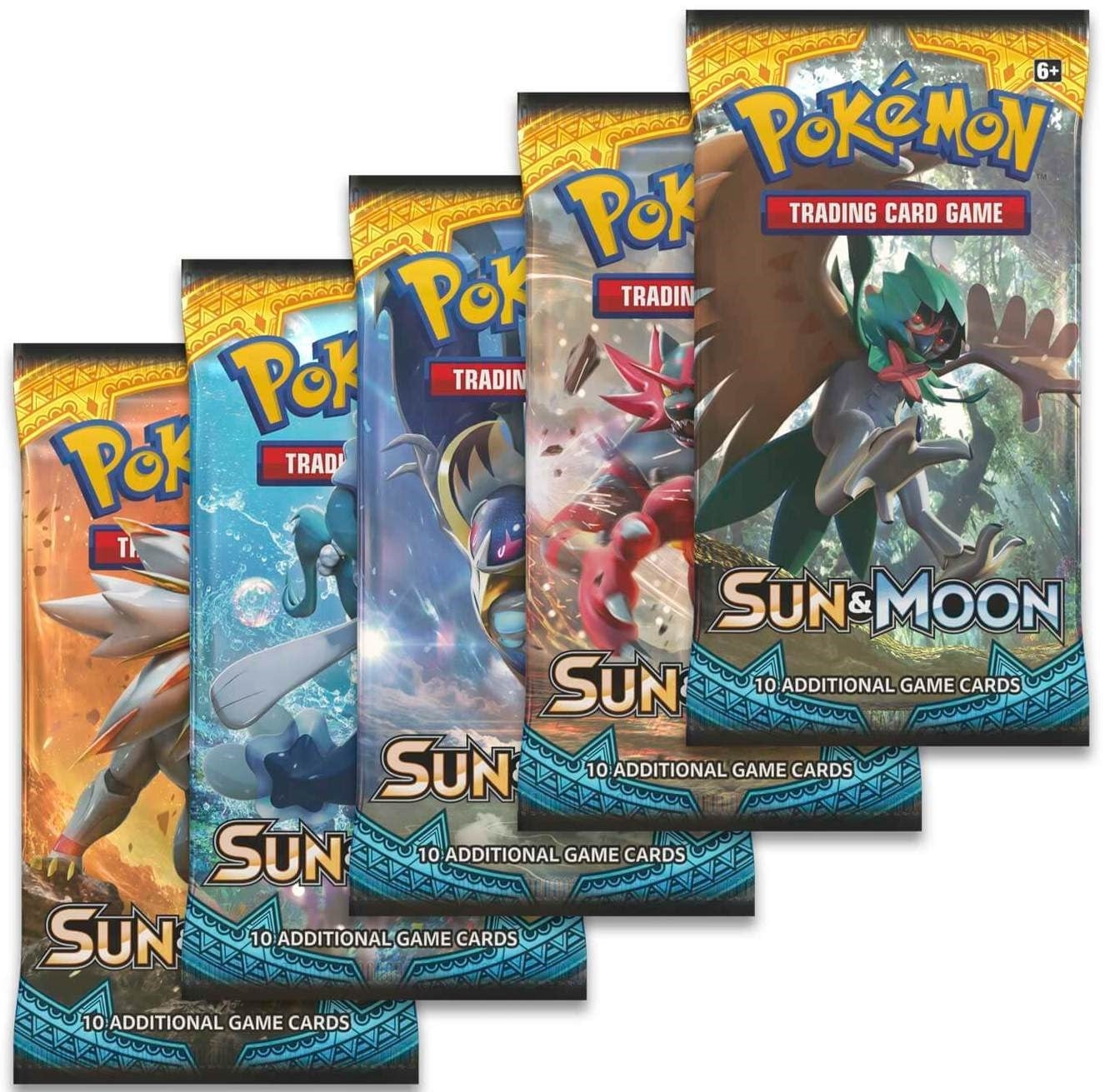 Image for Sun & Moon Booster Pack Art Bundle [Set of 5] - Pokemon