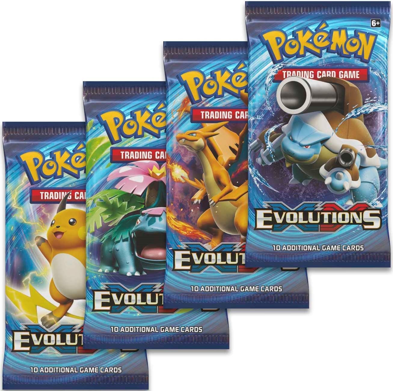 Image for Evolutions Booster Pack Art Bundle [Set of 4] - Pokemon