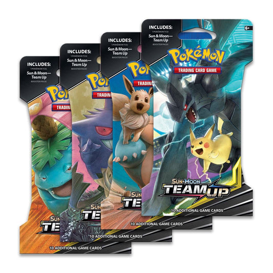Image for Team Up Sleeved Booster Pack Art Bundle [Set of 4] - Pokemon
