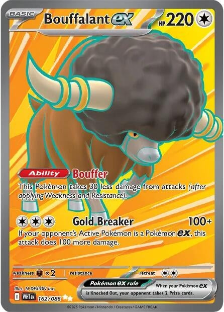 Bouffalant ex (162/086) (WHT)