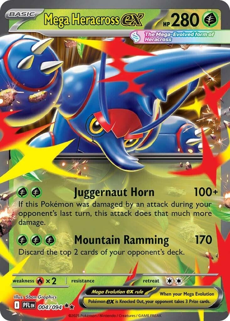 Mega Heracross ex (004/094) (PFL)