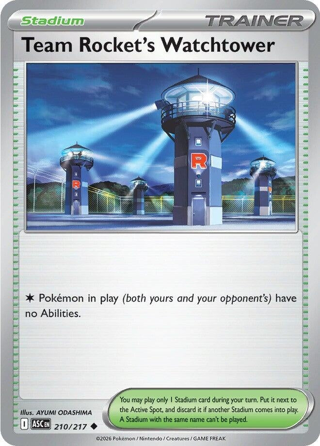 Team Rocket's Watchtower (210/217) (ASC)