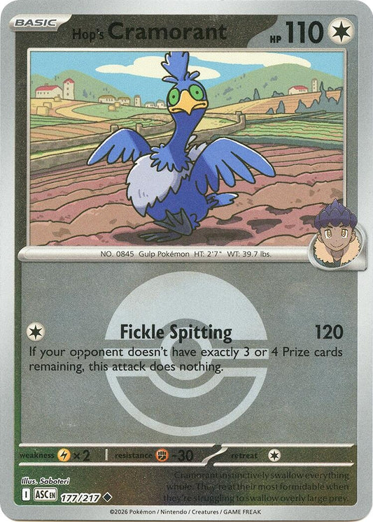Hop's Cramorant (Poke Ball) (177/217) (ASC)