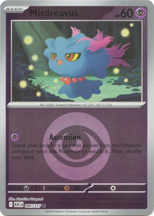 Misdreavus - 085/217 (Energy Symbol Pattern) (085/217) (ASC)