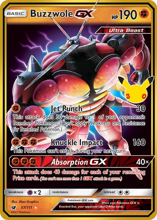 Image for Buzzwole GX (57/111) (30C) - Pokemon