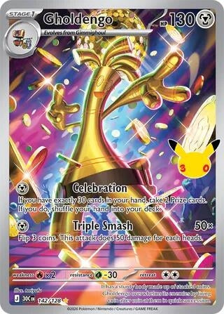 Image for Gholdengo (142/128) (30C) - Pokemon