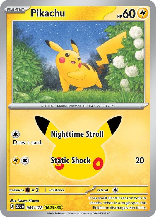 Image for Pikachu (045/128) (30C) - Pokemon