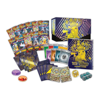 Surging Sparks POKEMON CENTER Elite Trainer Box - With Acrylic