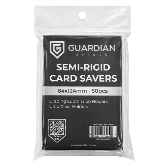 GUARDIAN SHIELD  Semi-Rigid Card Savers Storage 50pk