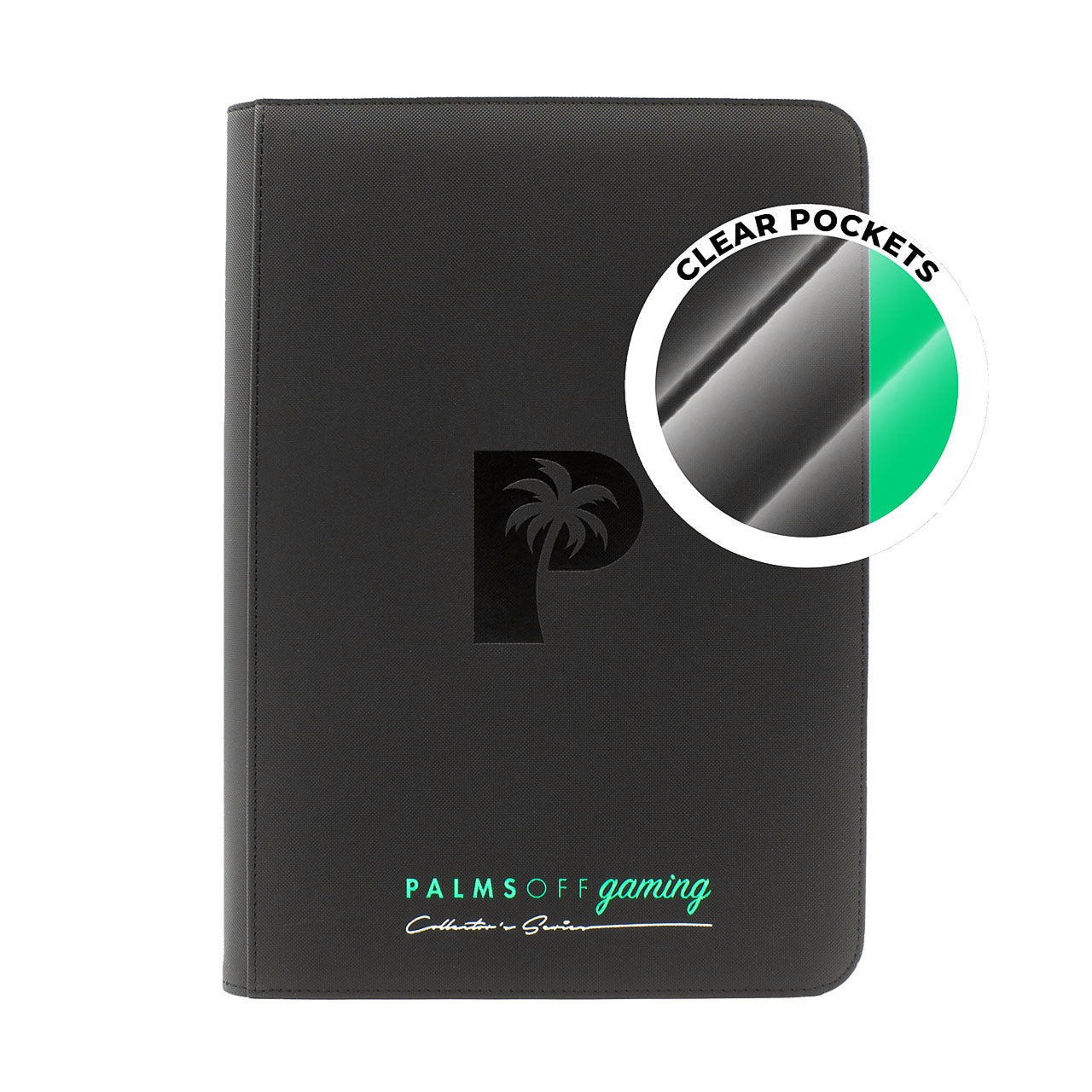 Palms Off Gaming - Collector's Series Top Loader Zip Binder (Clear)