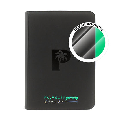 Palms Off Gaming - Collector's Series Top Loader Zip Binder (Clear)