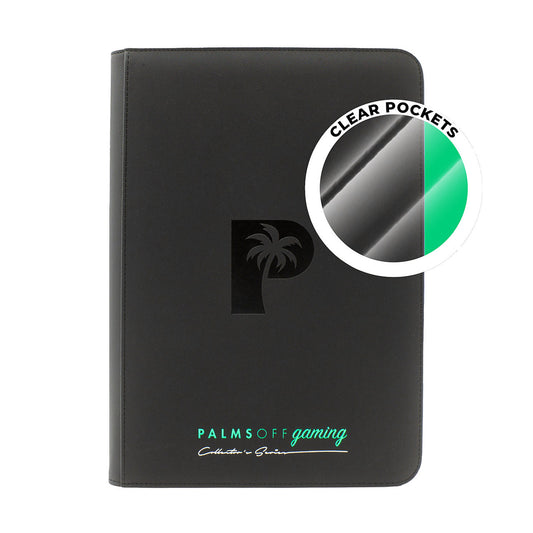 Palms Off Gaming - Collector's Series Top Loader Zip Binder (Clear)